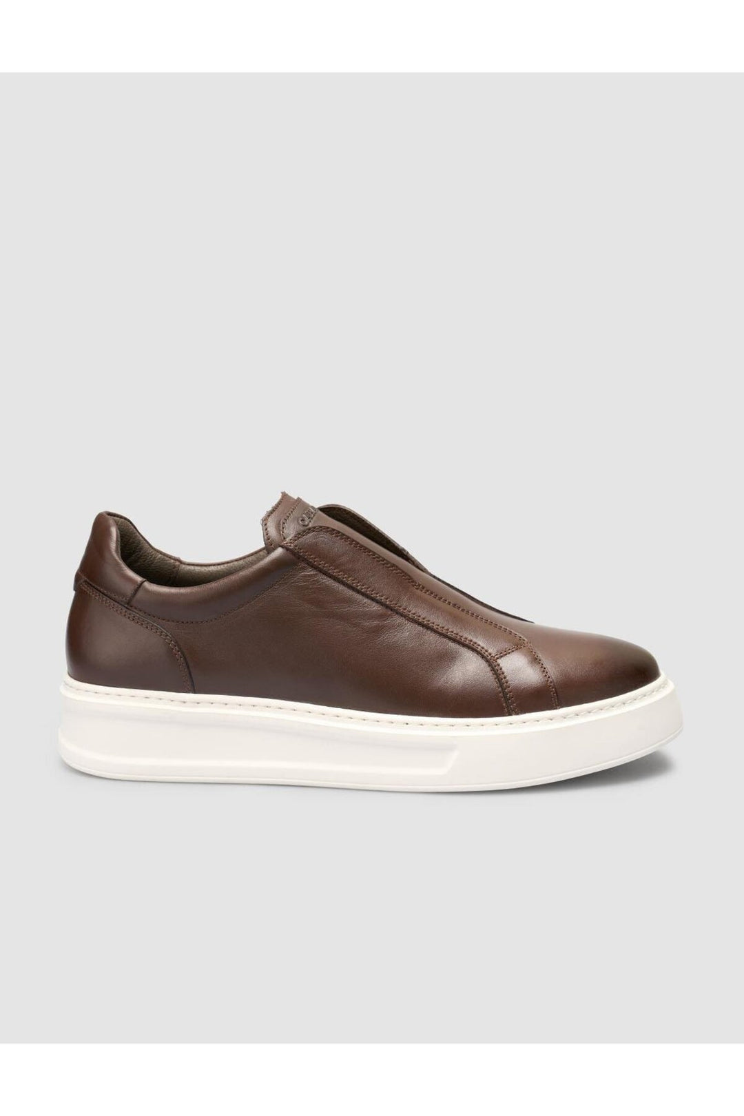Cabani Shoes %100 Cuir véritable Chaussures de sport pour hommes marron à lacets - Marron