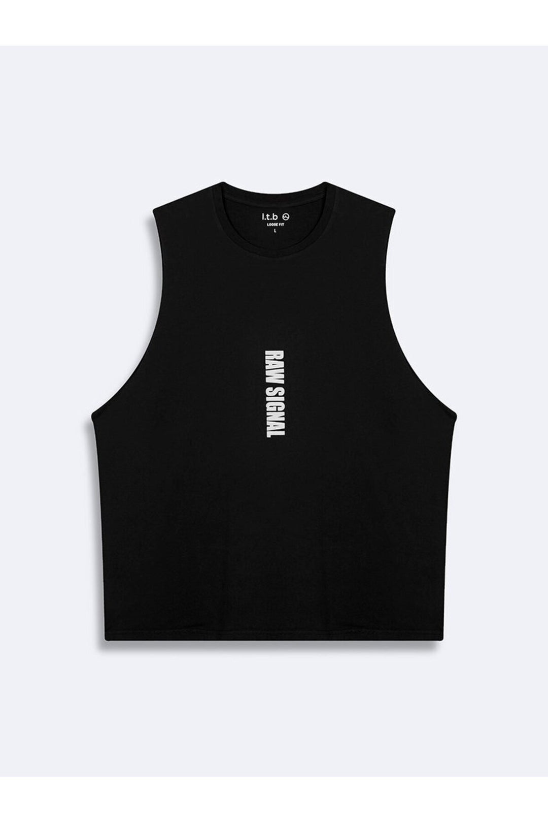 LTB Débardeur Minimal Imprimé Noir - Noir