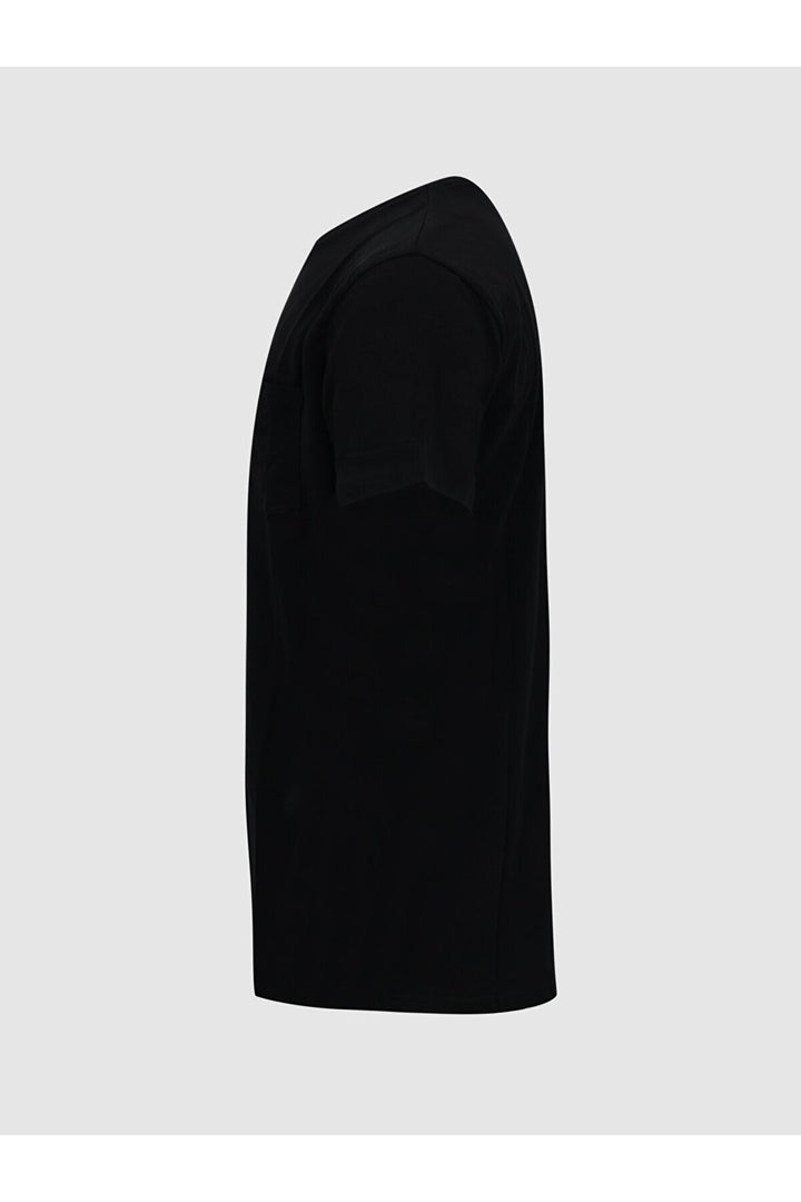 LTB T-shirt noir avec poche