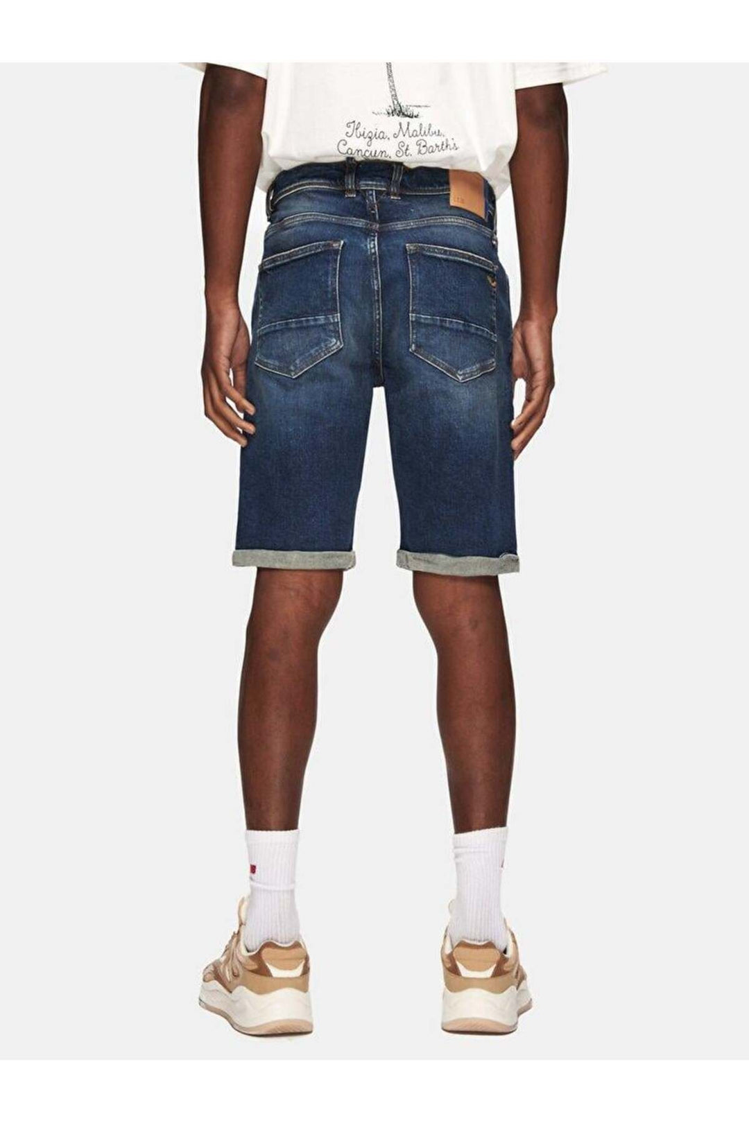 LTB LANCE TARION Short en Jean Homme 55626 - Foncé Bleu_55626