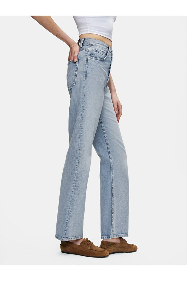LTB Pantalon en jean coupe droite à taille haute Vanetta