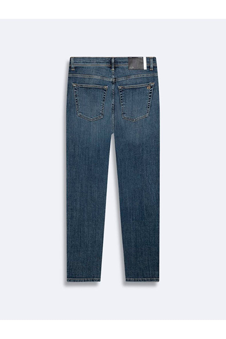 LTB Pantalon en jean à taille moyenne Sawyer P Narrow Leg
