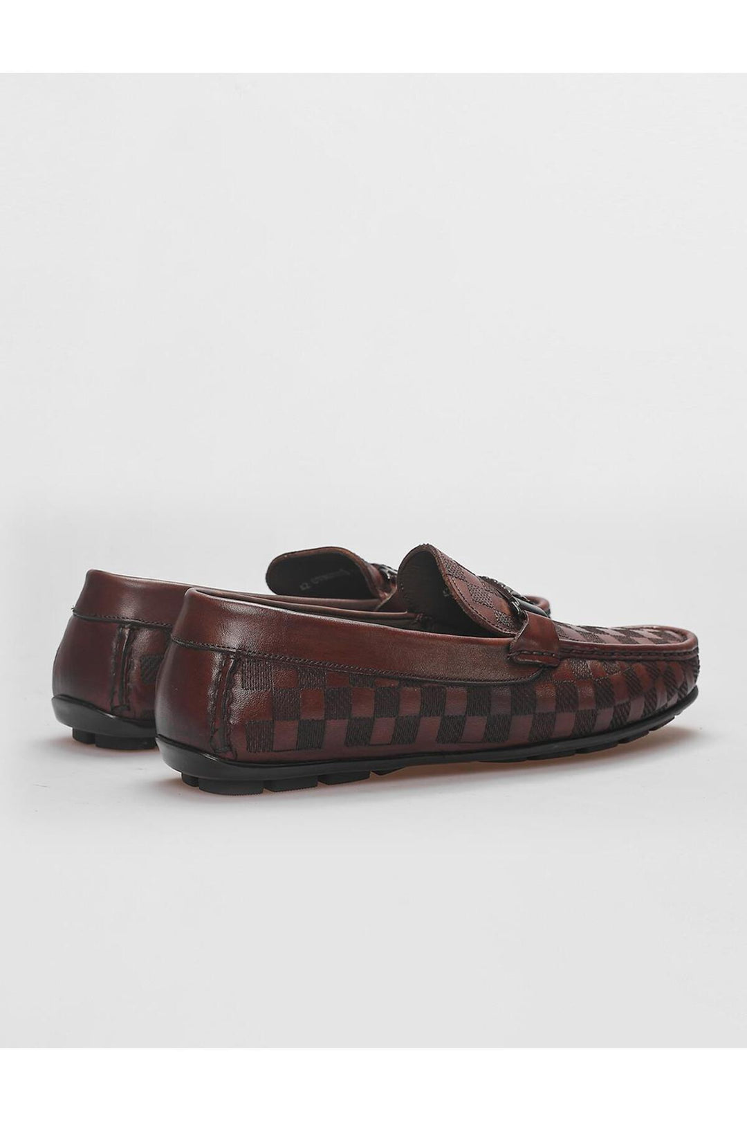 Cabani Shoes %100 Cuir Véritable Mocassins Pour Hommes Avec Détail Boucle Marron - Marron