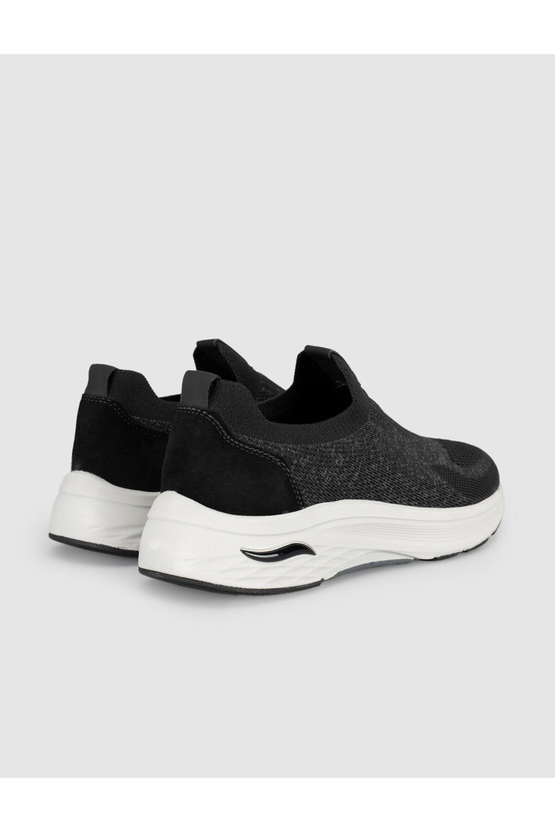 Cabani Shoes Sneaker homme en tricot noir - Multicolore