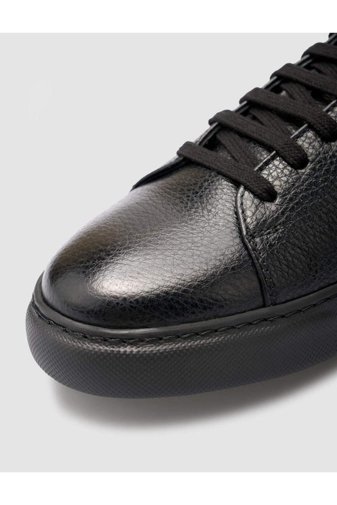 Cabani Shoes %100 Cuir véritable Chaussures de sport pour hommes noires - Noir