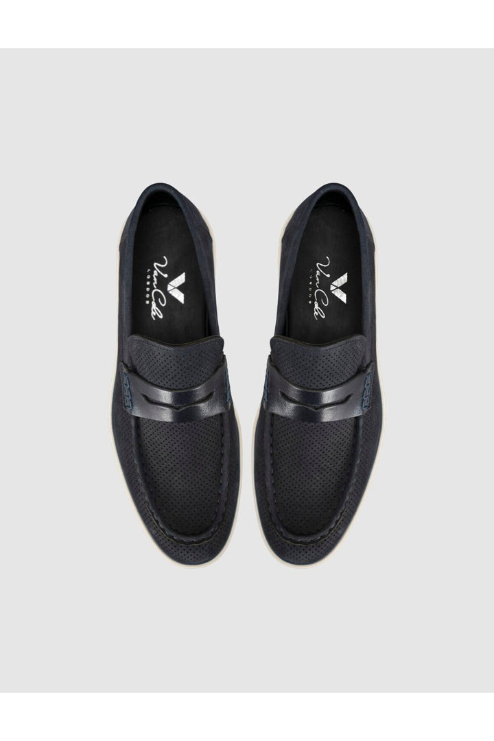 Cabani Shoes Loafer homme en daim noir - Noir