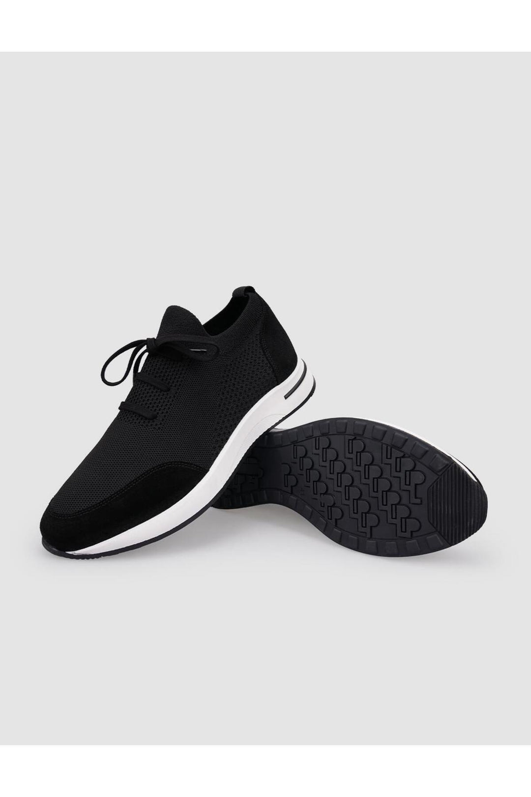 Cabani Shoes Monza Triko Noir À Lacets Chaussures de Sport pour Homme - Noir