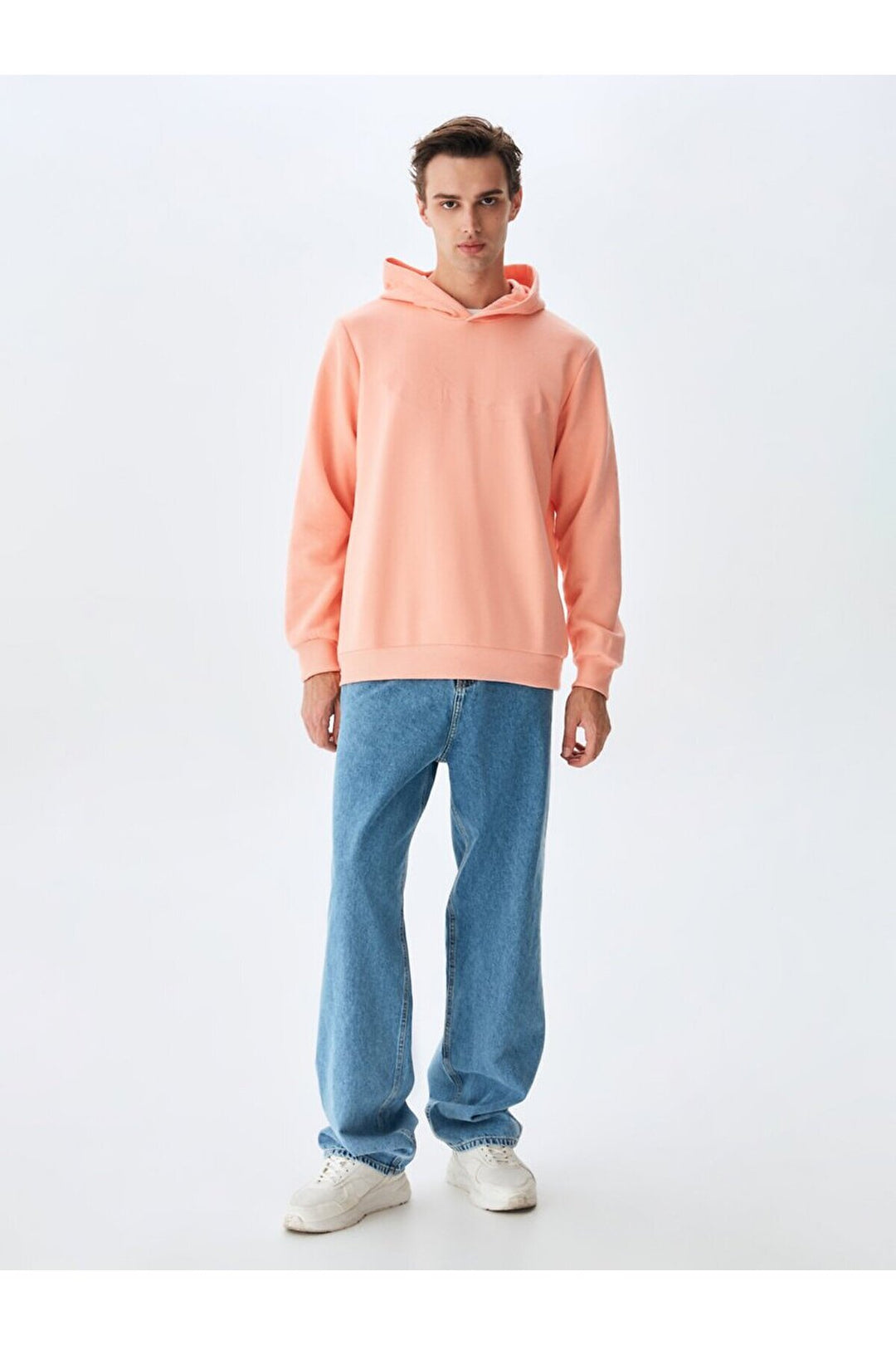 LTB Sweat à capuche Tinned Zipless Regular Fit Orange