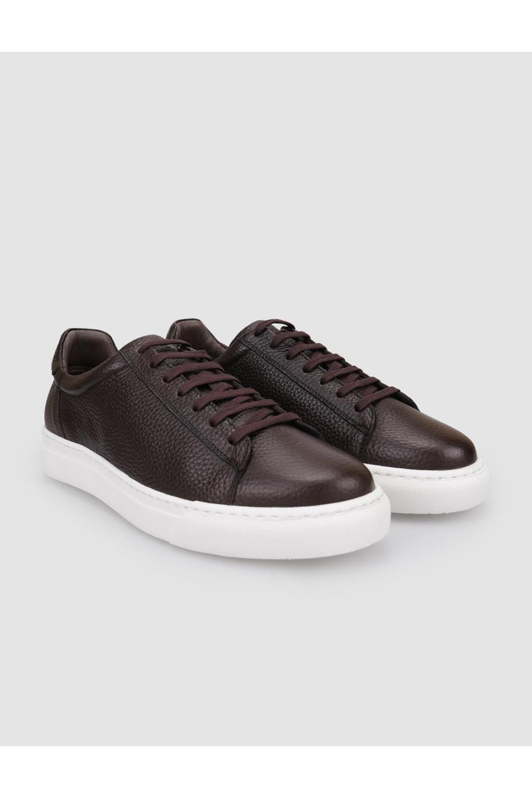Cabani Shoes %100 Cuir Véritable Chaussures de Sport pour Hommes à Lacets Marron - Marron