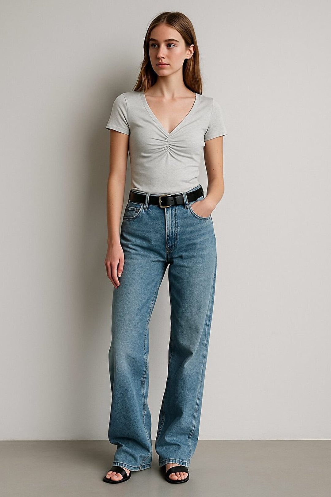 LTB T-shirt col V