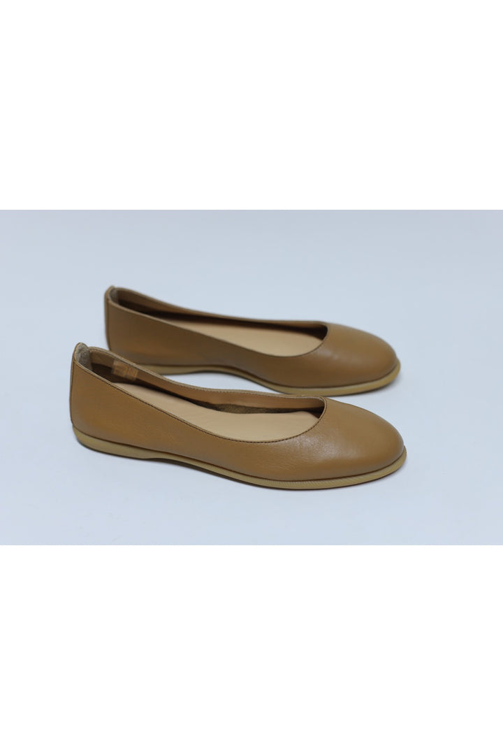 Wavelys nappa ballerine - Cannelle