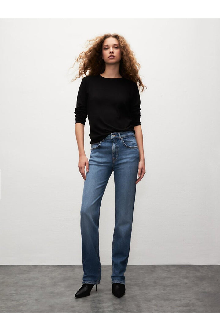 LTB Pantalon droit Lerana Mıd Rıse