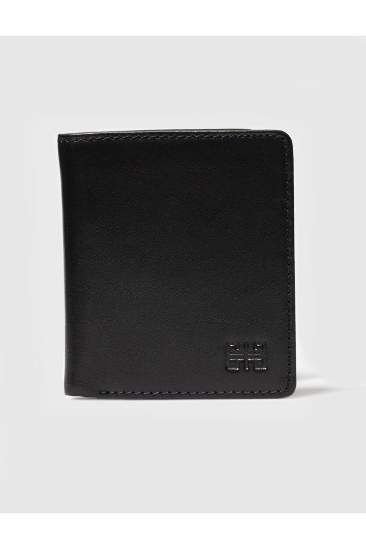 Cabani Shoes Portefeuille en cuir véritable pour homme - Noir