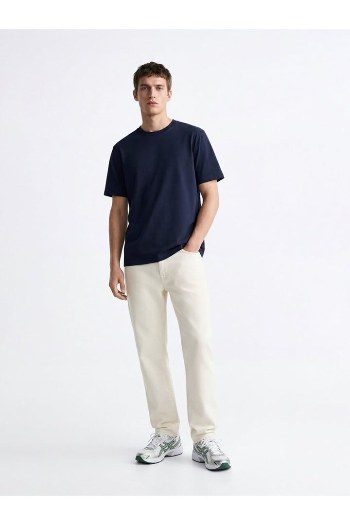 LTB T-shirt bleu marine avec impression au dos - Bleu marine