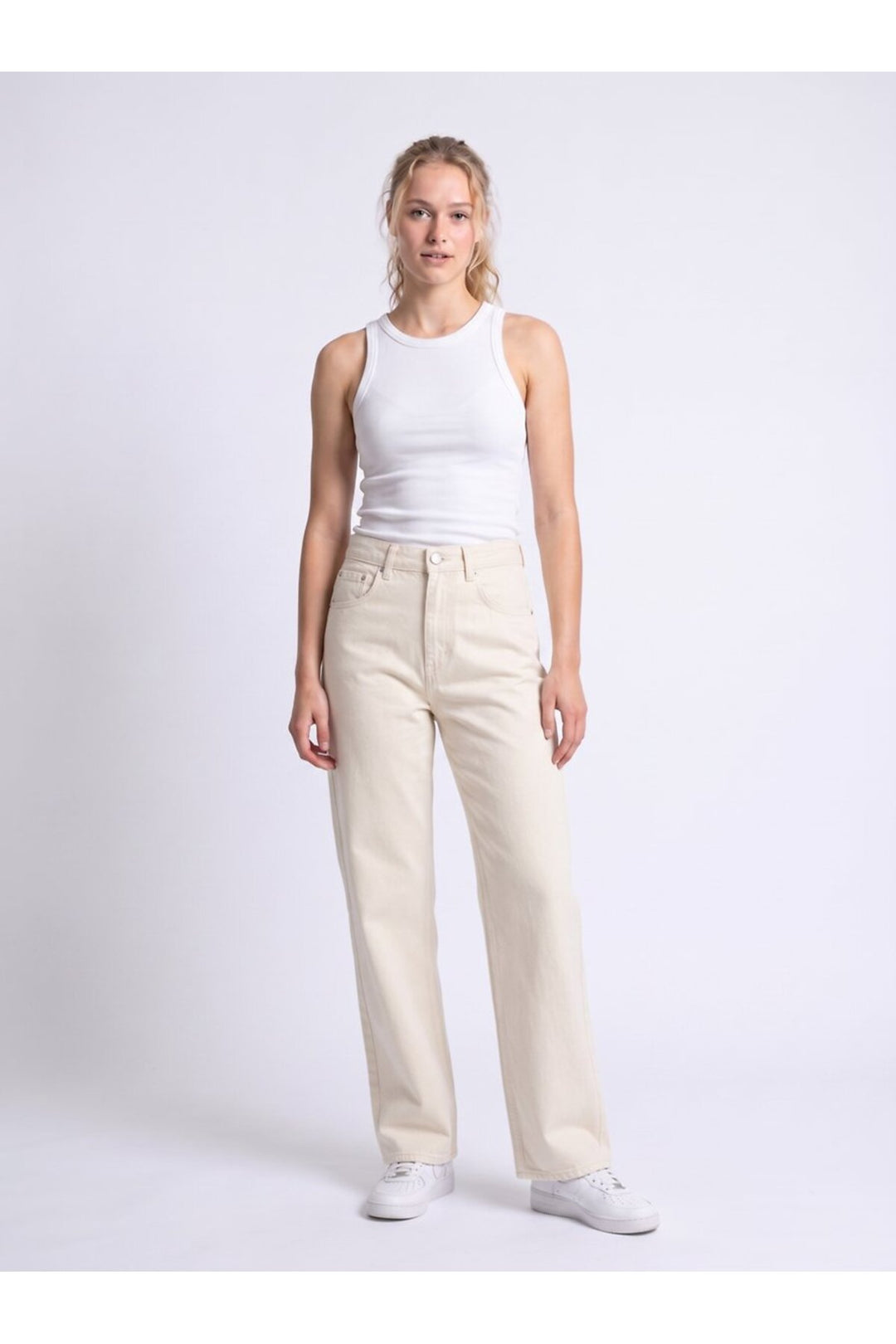 LTB Pantalon Beige Vienne Zip - Beige