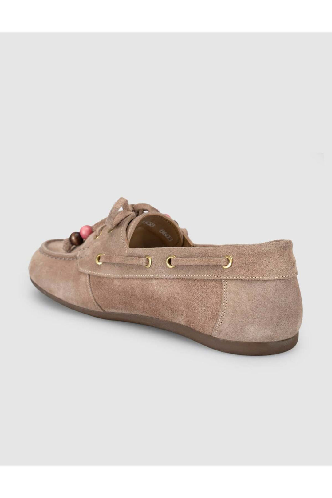 Cabani Shoes Lumanar Femme Nomad Crème Suède Driver Loafer Chaussures - Crème