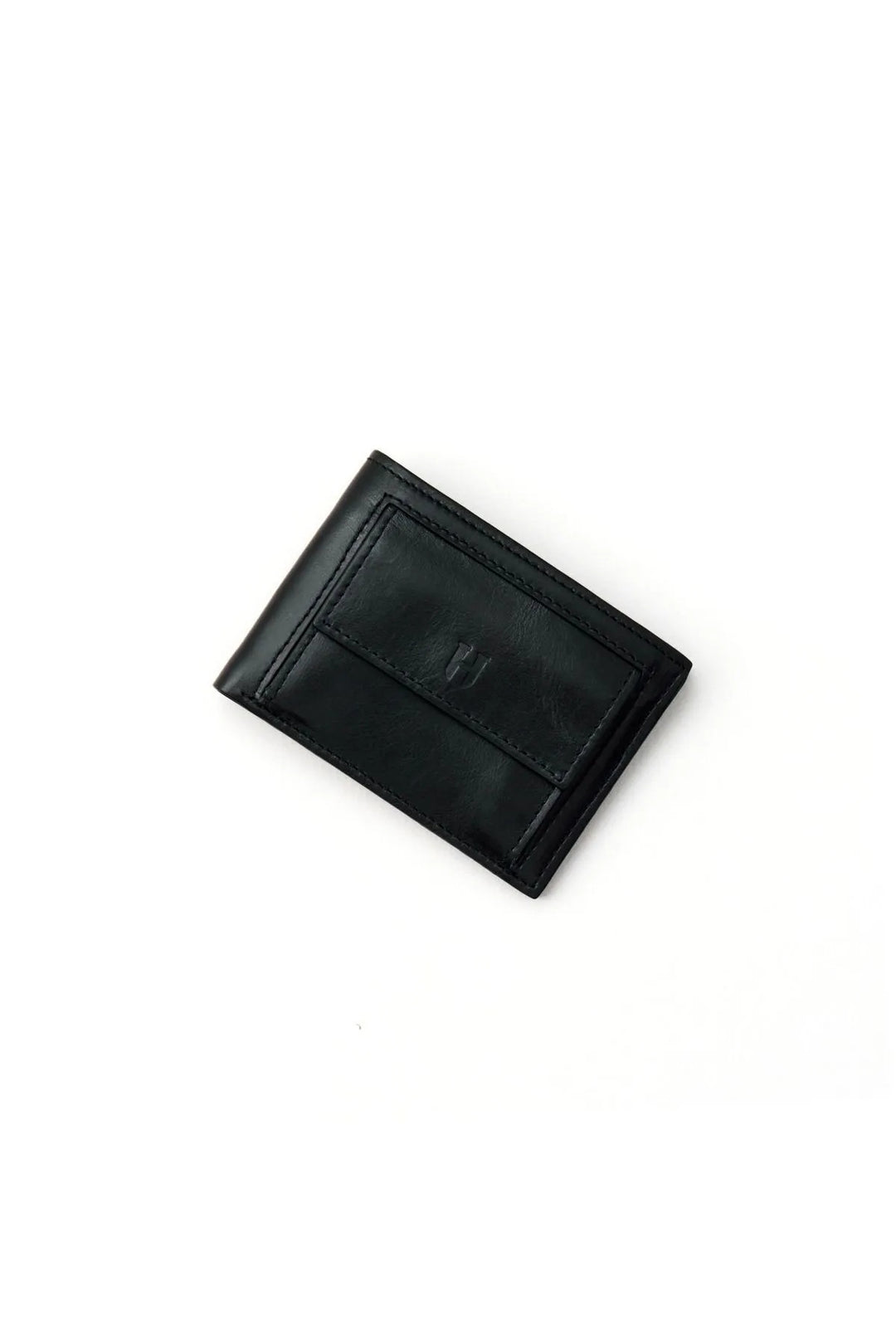 helmbrook Portefeuille en cuir véritable pour homme Design de poche multi-baie RFID protégé Rigby Black