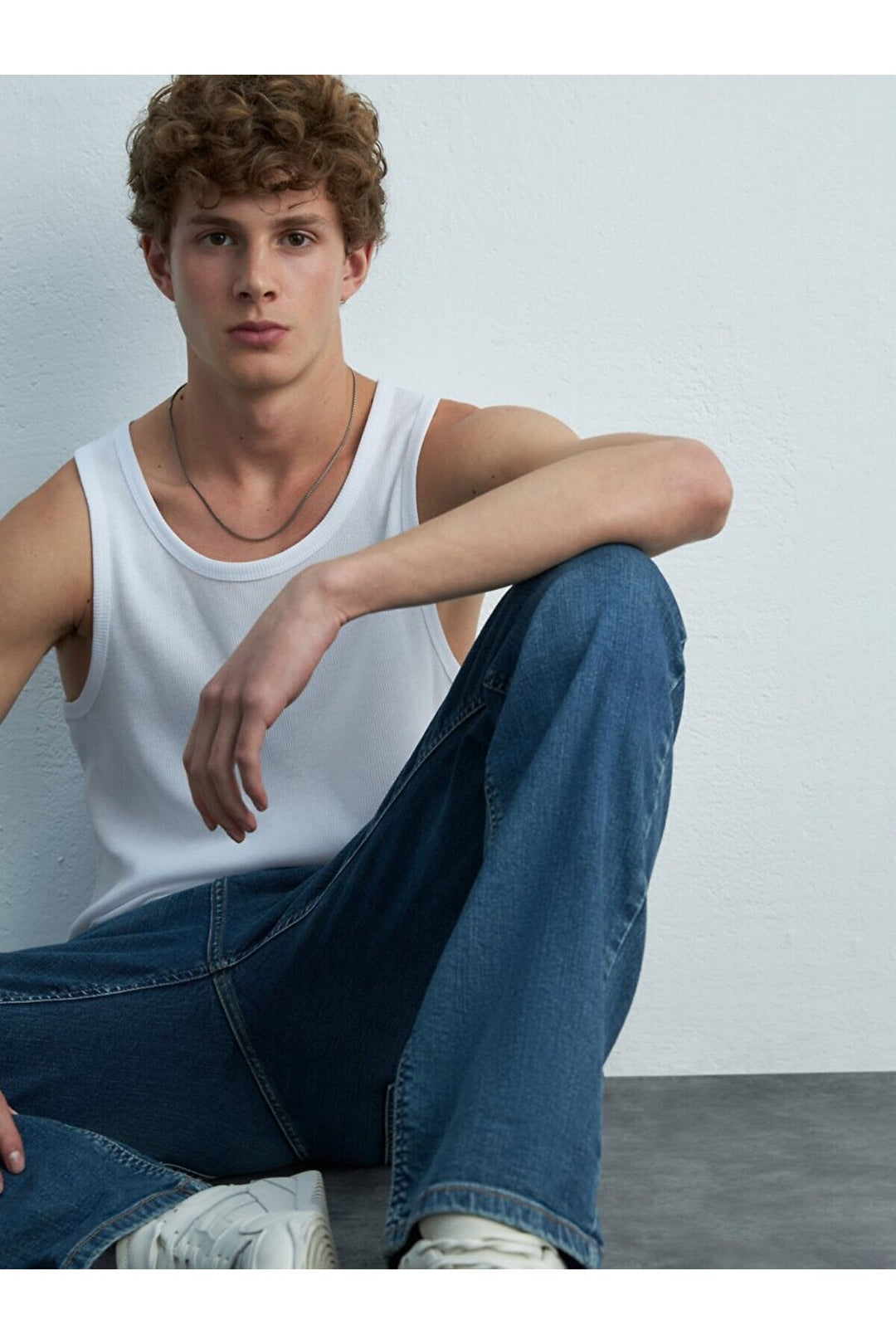 LTB Pantalon en jean à taille moyenne uni Paul P