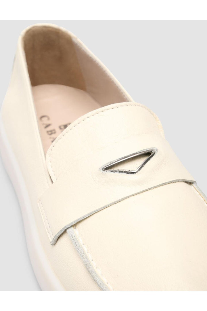 Cabani Shoes %100 Cuir Véritable Mocassins Femme Beige - Beige