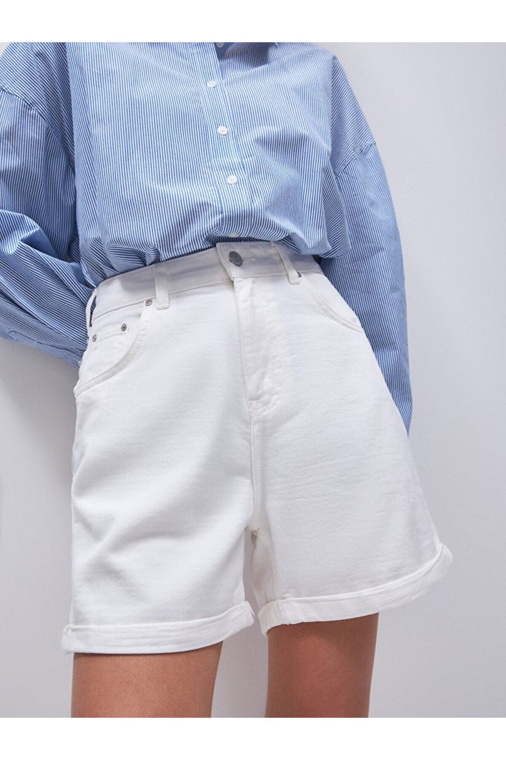 LTB Short Mom Jean à la taille