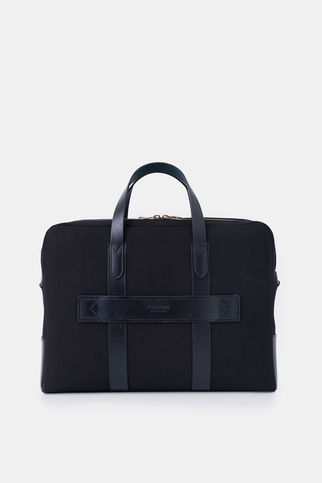 Helmbrook Sac pour ordinateur portable Benedict en cuir véritable 15,6"à deux compartiments pour homme