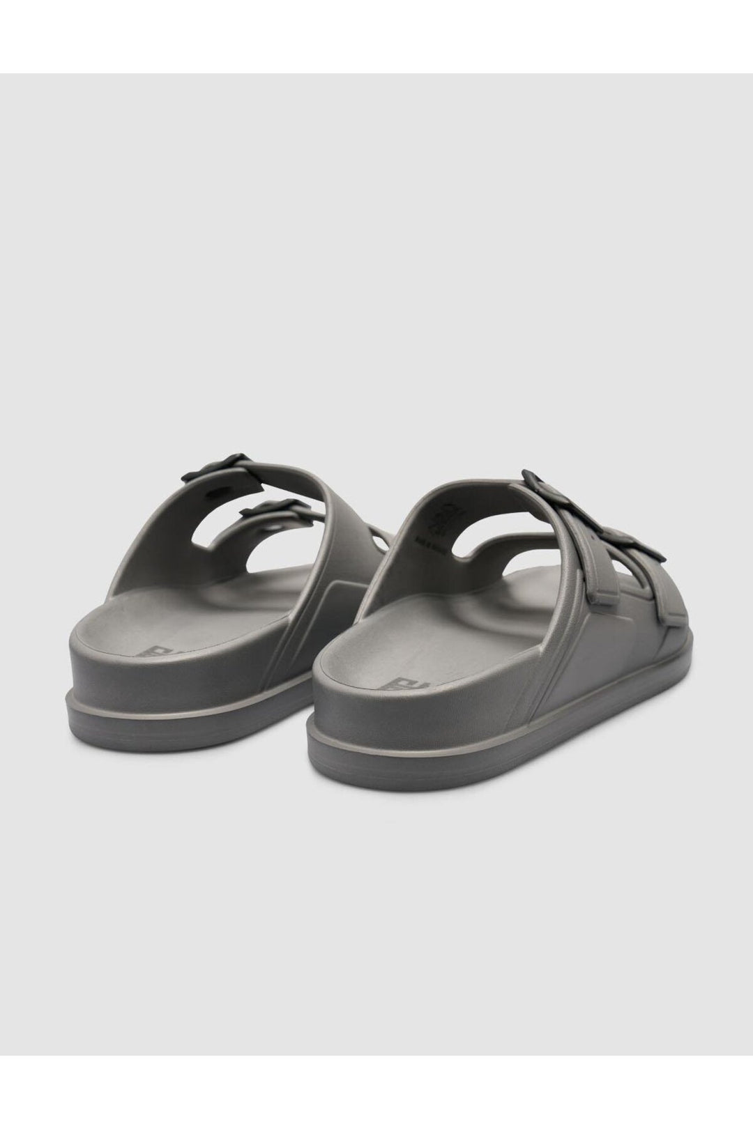 Cabani Shoes Capri Premium Sandales pour hommes en Eva à double boucle gris foncé - Anthracite