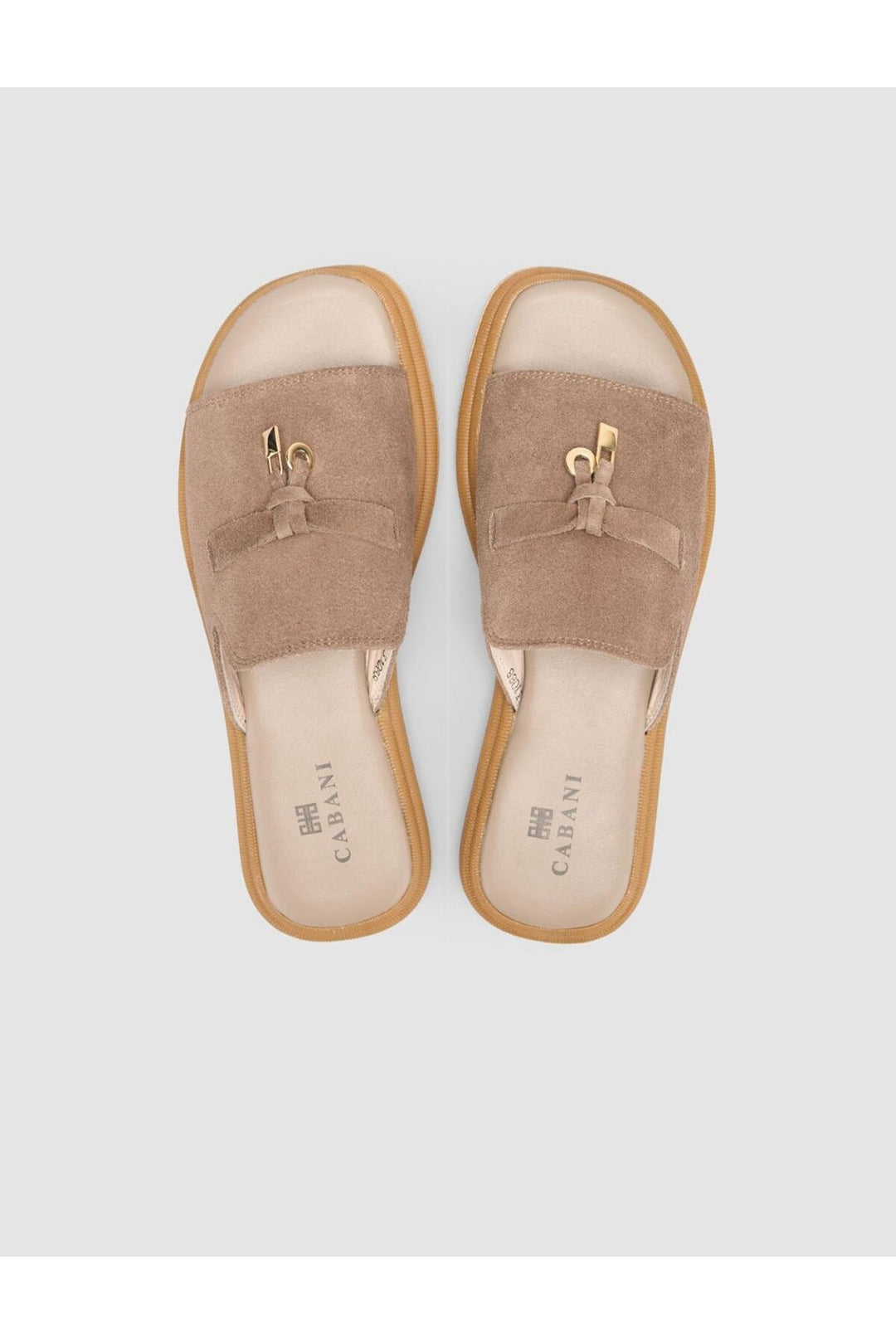 Cabani Shoes %100 Cuir véritable Sandales femmes marron - Marron
