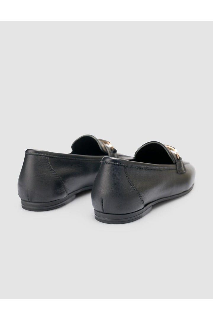 Cabani Shoes %100 Cuir Véritable Mocassins Femme Noir - Noir