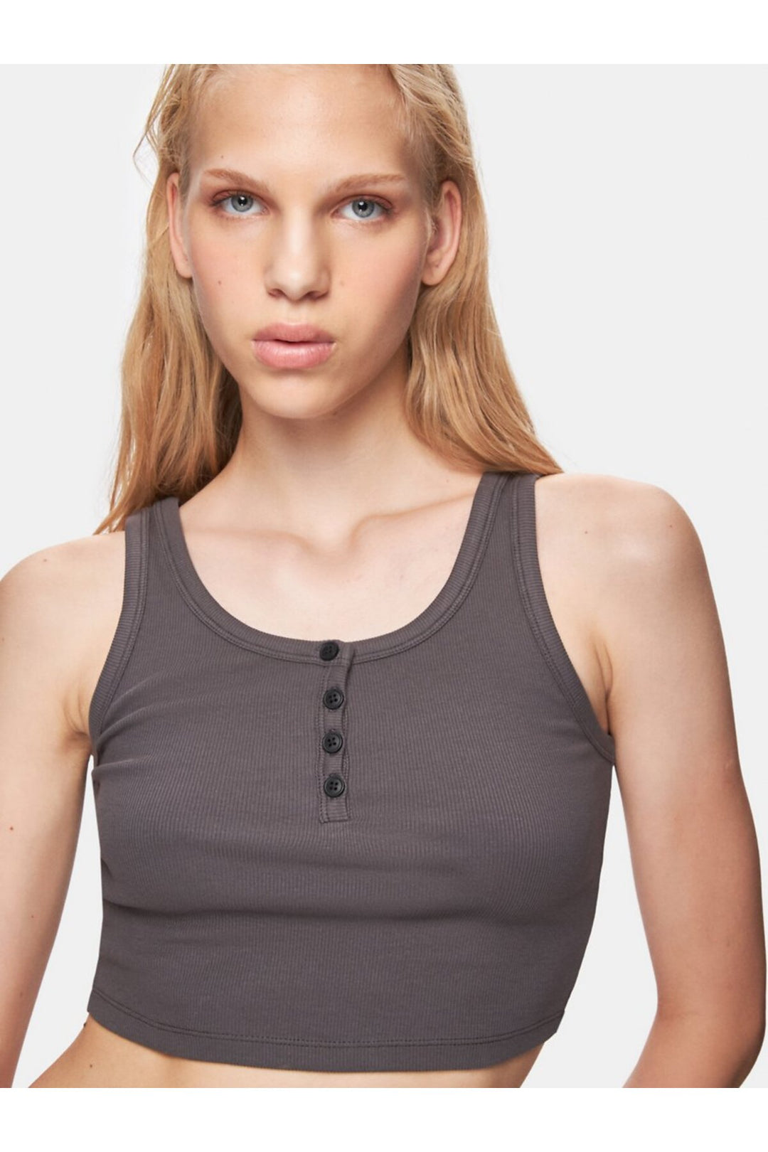 LTB Bracelet boutonné sur le devant Basic Anthracite Singlet