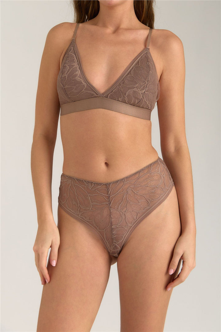 Lovely Things Culotte coquine en dentelle ANGEL - Fuchsia
