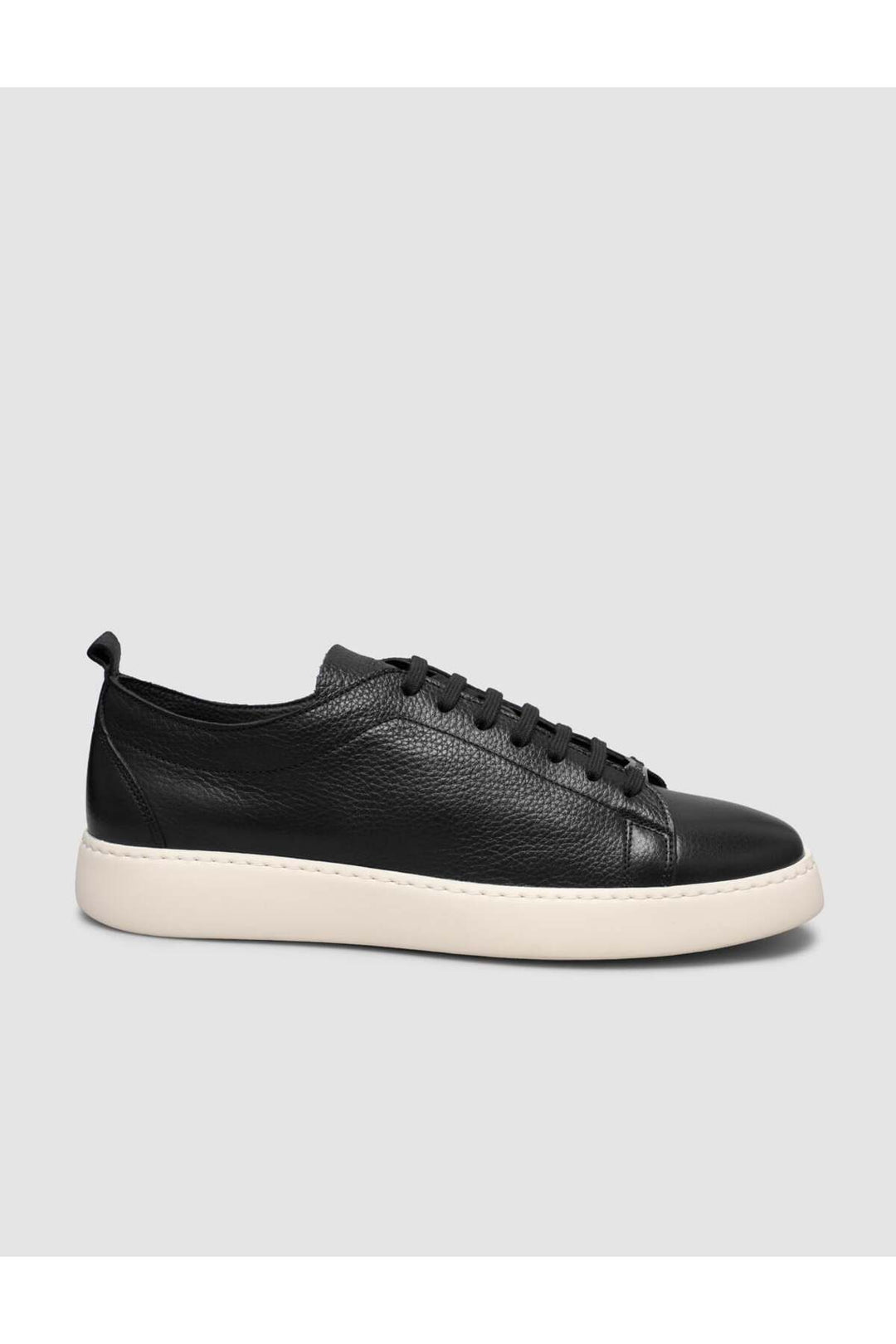 Cabani Shoes Sneaker minimal homme en cuir noir - Multicolore