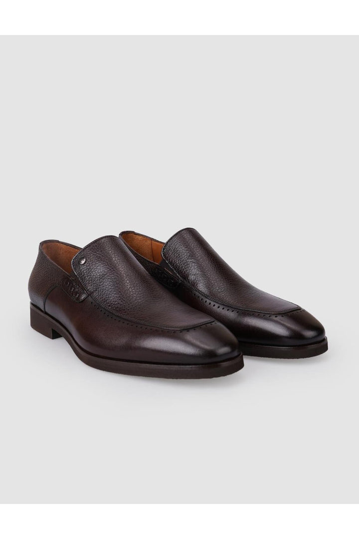 Cabani Shoes %100 Cuir véritable Chaussures classiques pour hommes Marron - Marron