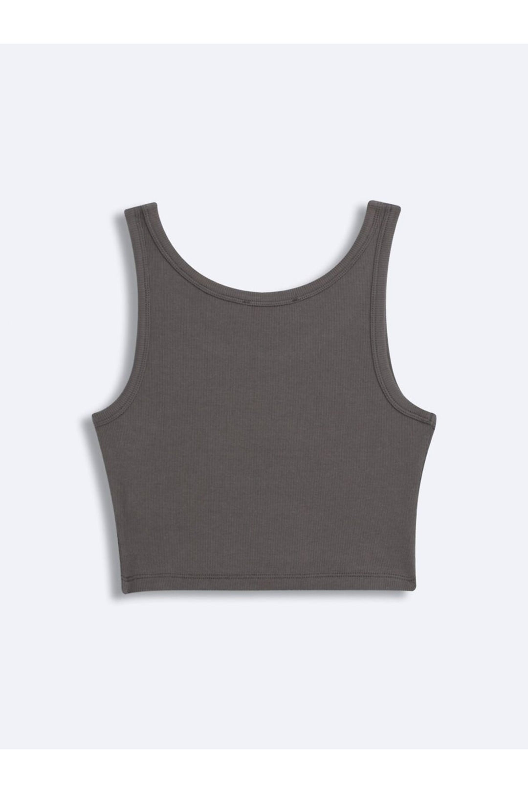 LTB Débardeur Court à Boutons Anthracite - Anthracite
