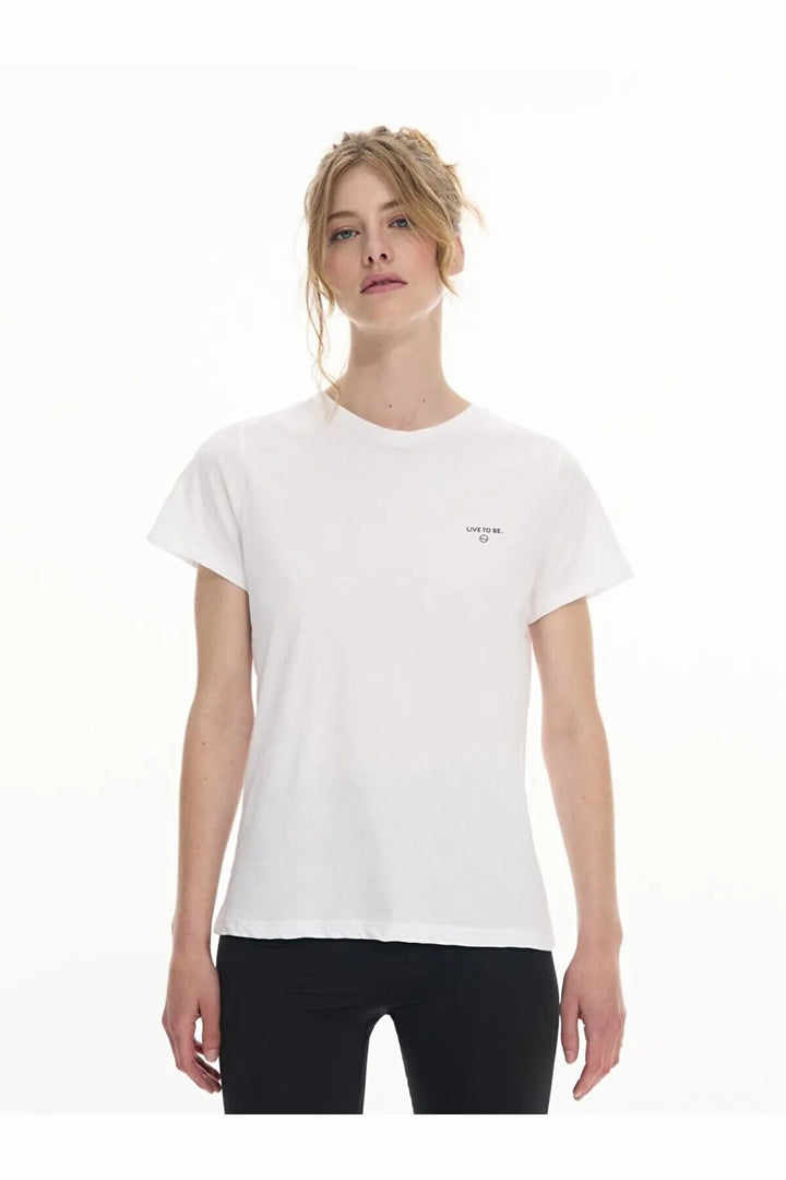 LTB T-shirt blanc Slım