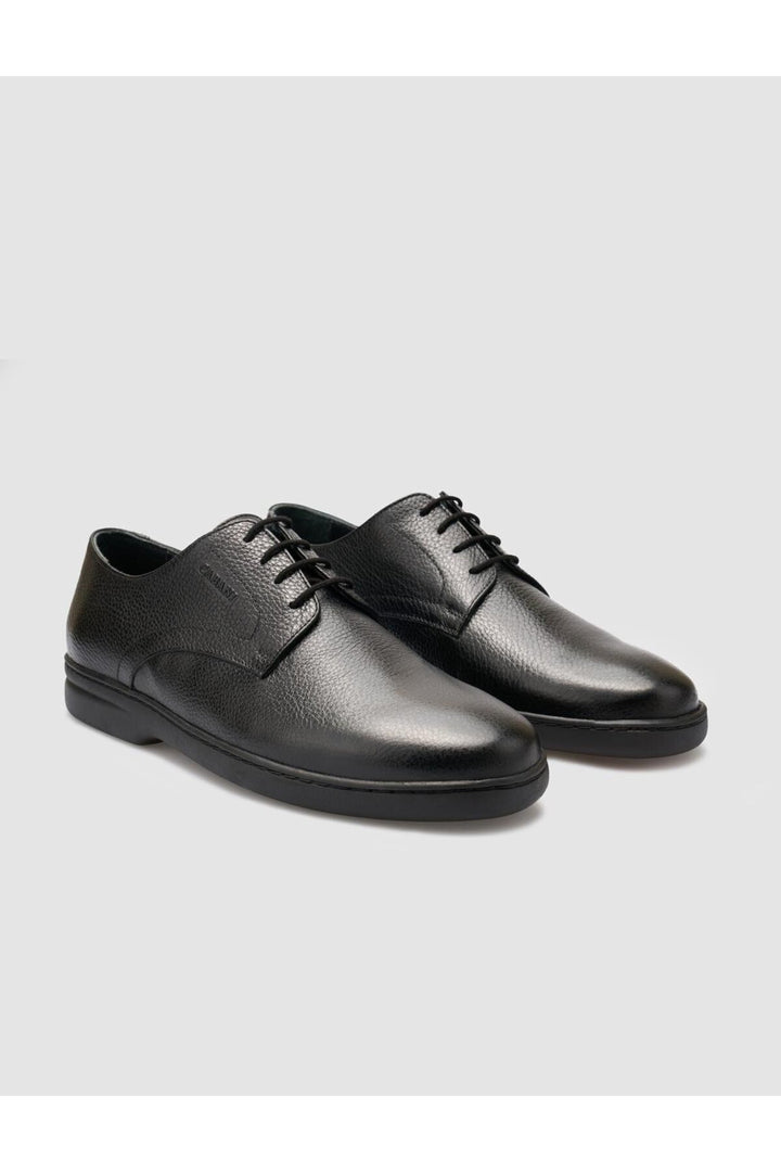 Cabani Shoes Chaussures de ville pour hommes en cuir véritable noir 100% - Multicolore