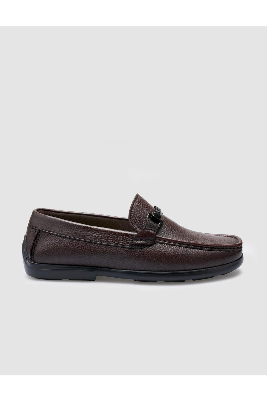 Cabani Shoes %100 Cuir Véritable Mocassins Pour Hommes Avec Détail Boucle Marron - Multicolore