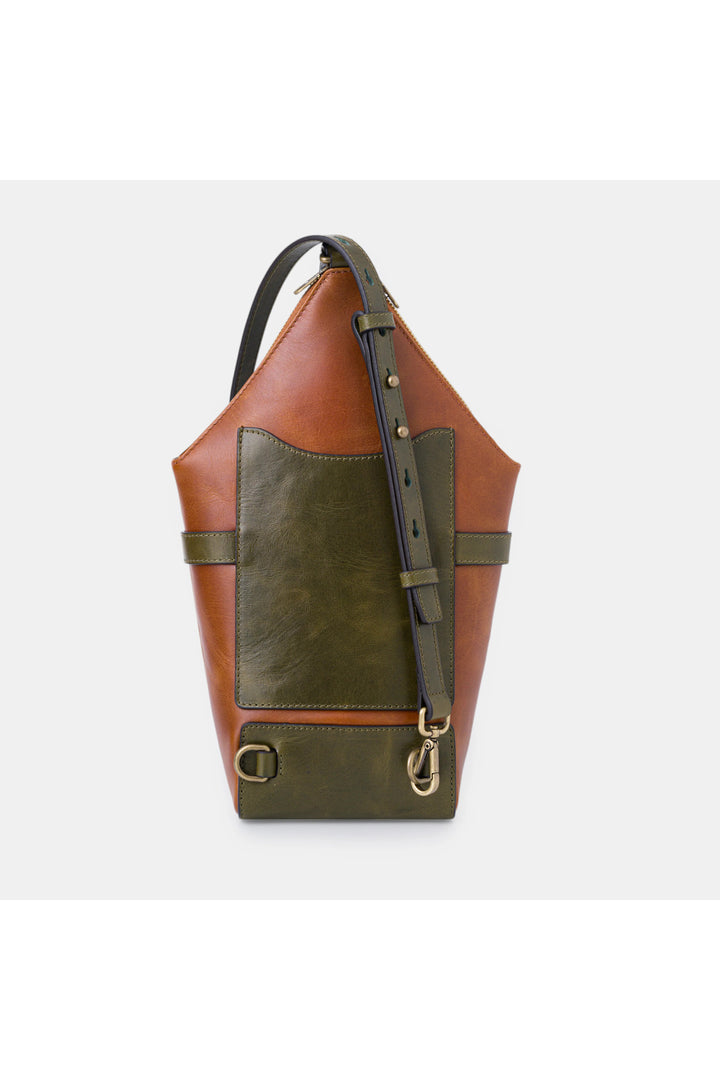 Helmbrook Sac à bandoulière Delmar en cuir de luxe pour homme