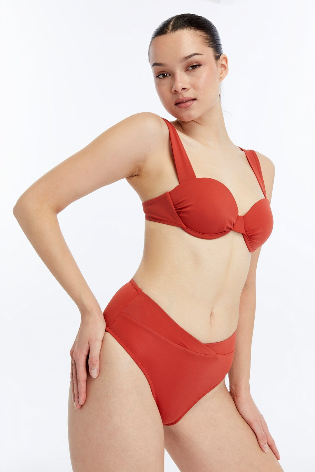 Lovely Things THERESA Bas de bikini - gül kurusu