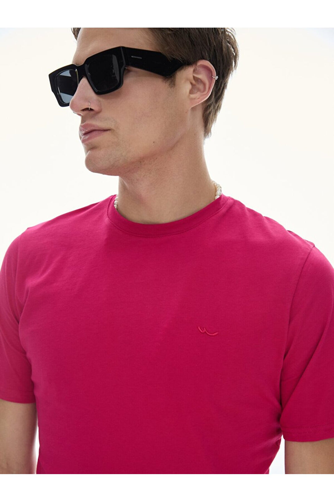 LTB T-shirt violet classique à manches courtes Zero Collar Pressure