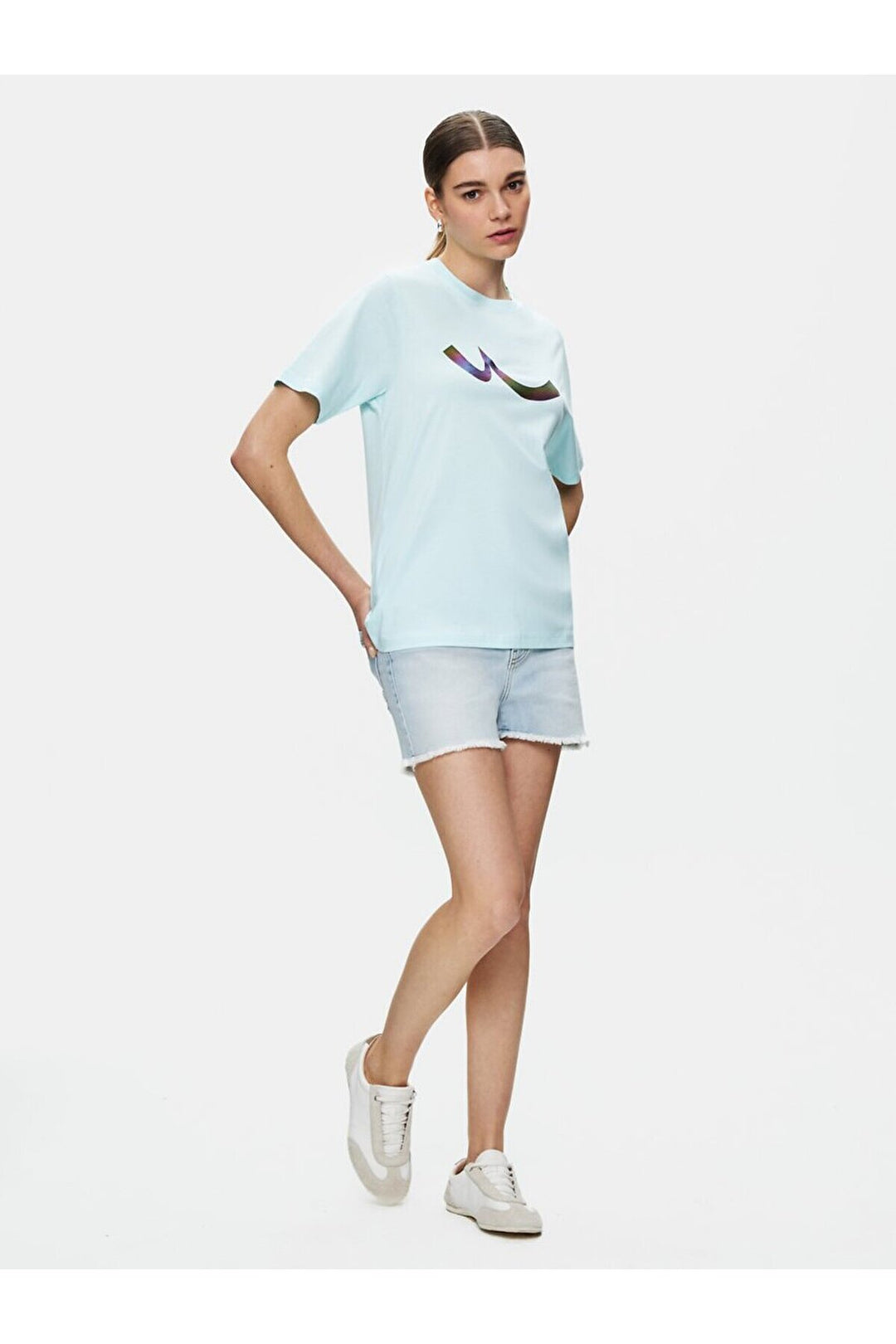 LTB T-shirt regular à manches courtes imprimé Sıgn bleu. - Bleu_12952