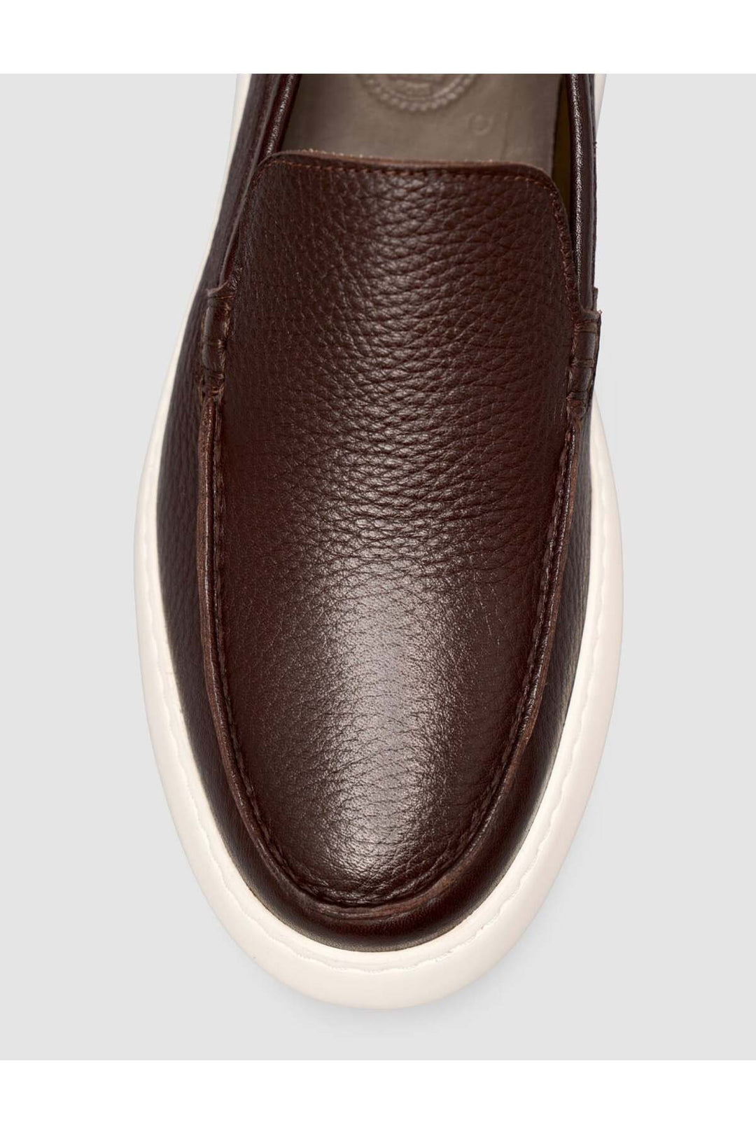 Cabani Shoes Chaussures Loafer pour hommes en cuir de veau véritable marron - Multicolore