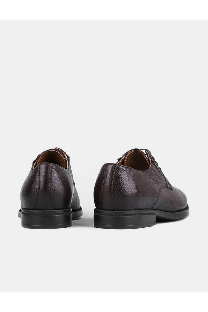 Cabani Shoes Chaussures décontractées pour hommes en cuir véritable, semelle Eva, marron. - Marron
