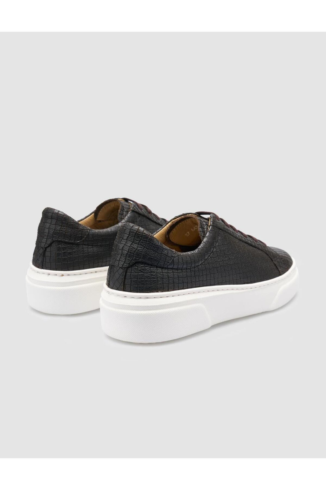 Cabani Shoes %100 Cuir véritable Baskets femme marron - Multicolore