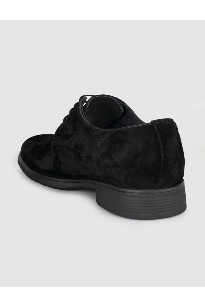 Cabani Shoes Chaussures classiques pour hommes en cuir véritable suédé noir - Multicolore