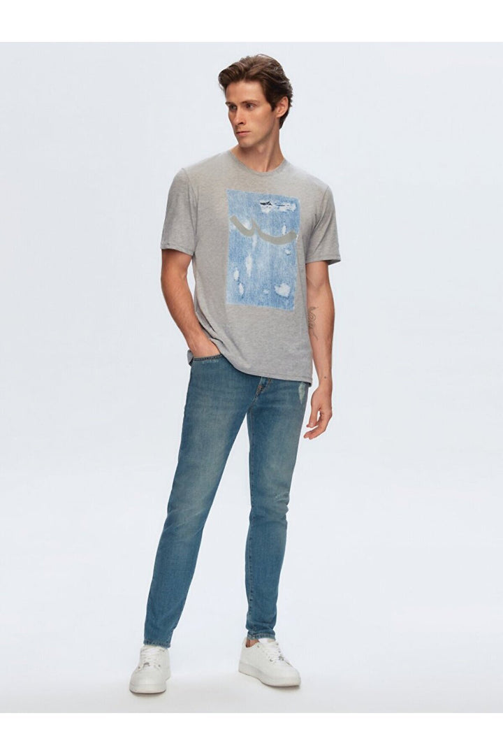 LTB Pantalon en jean taille moyenne slim Dıego X Y - Bleu_4114