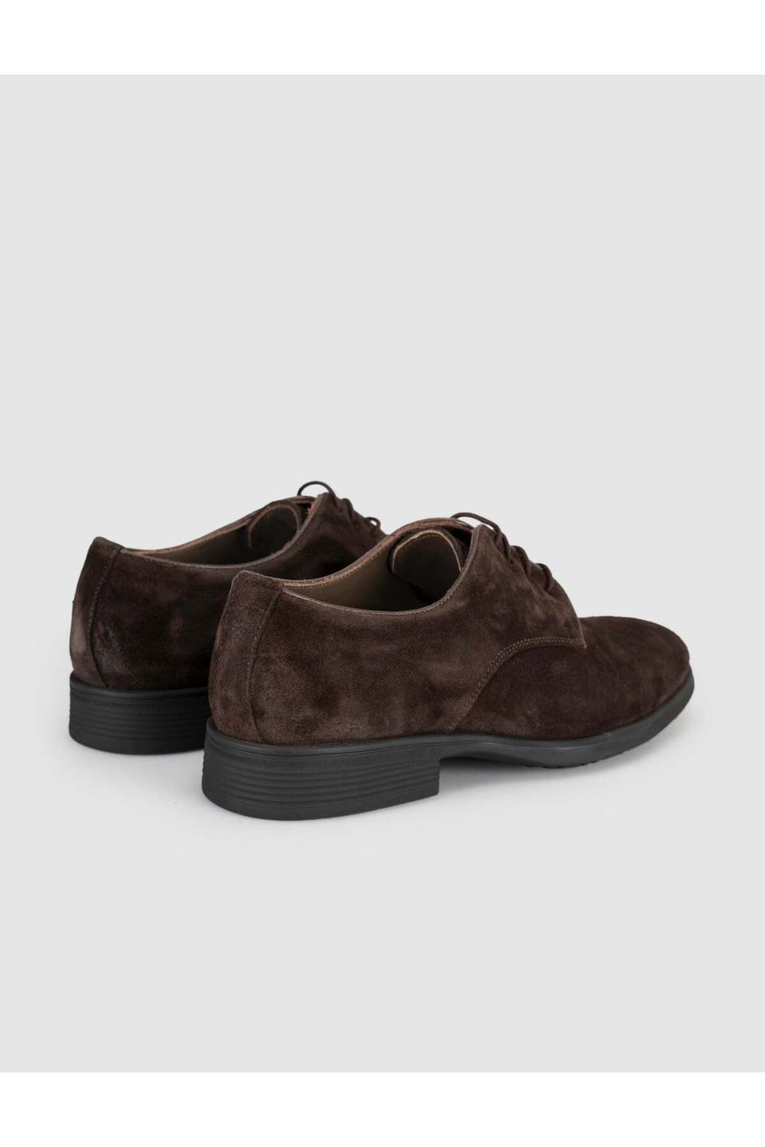 Cabani Shoes Chaussures classiques pour hommes en cuir suédé véritable marron - Multicolore