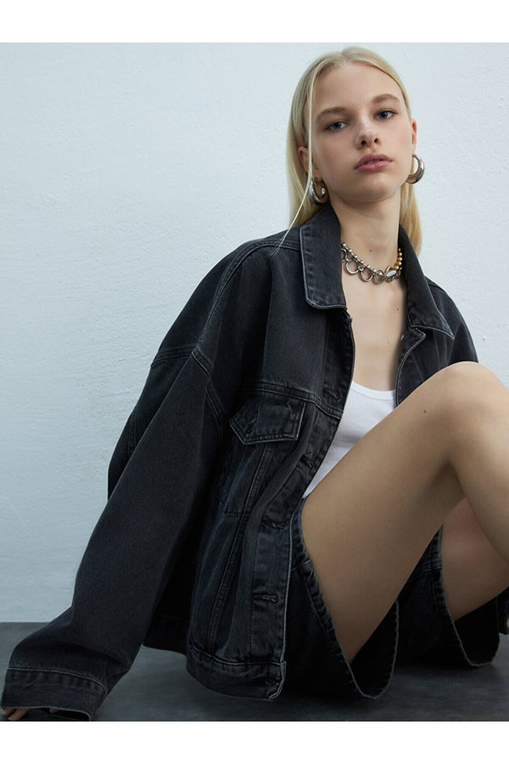 LTB Veste en jean oversize Celia L