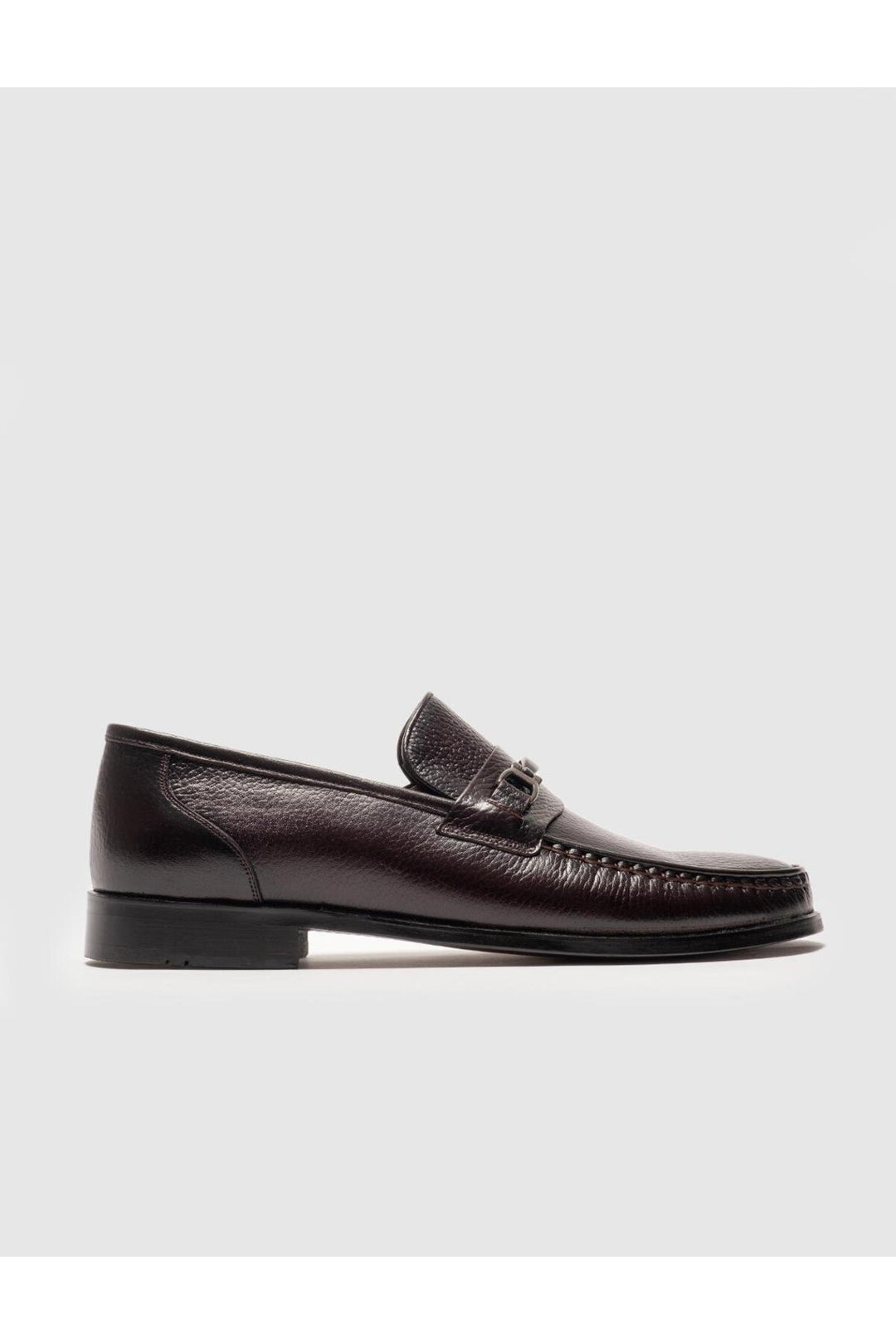 Cabani Shoes Chaussures classiques pour hommes en cuir véritable marron avec boucle - Multicolore