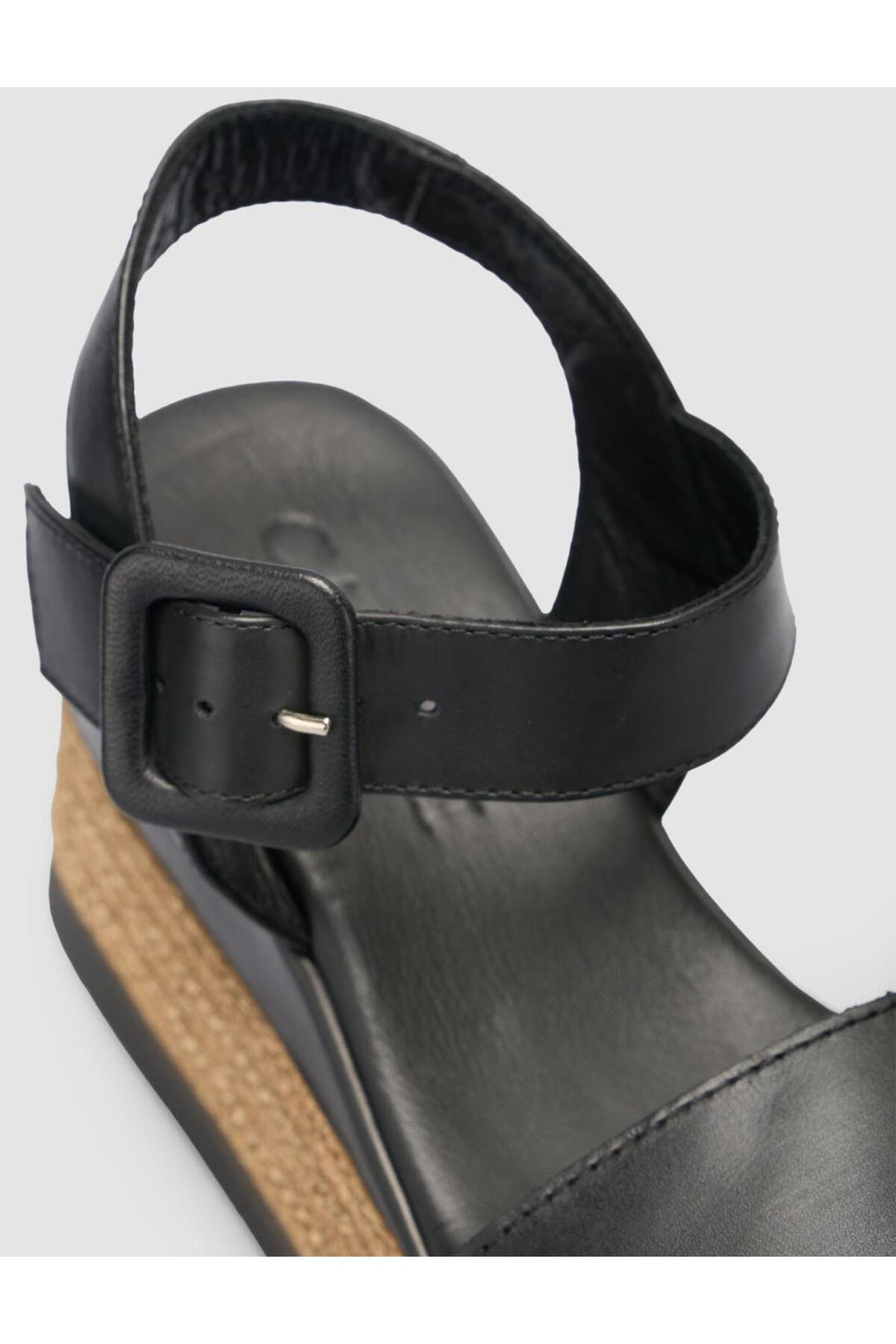 Cabani Shoes %100 Cuir véritable Sandales noires pour femmes - Multicolore