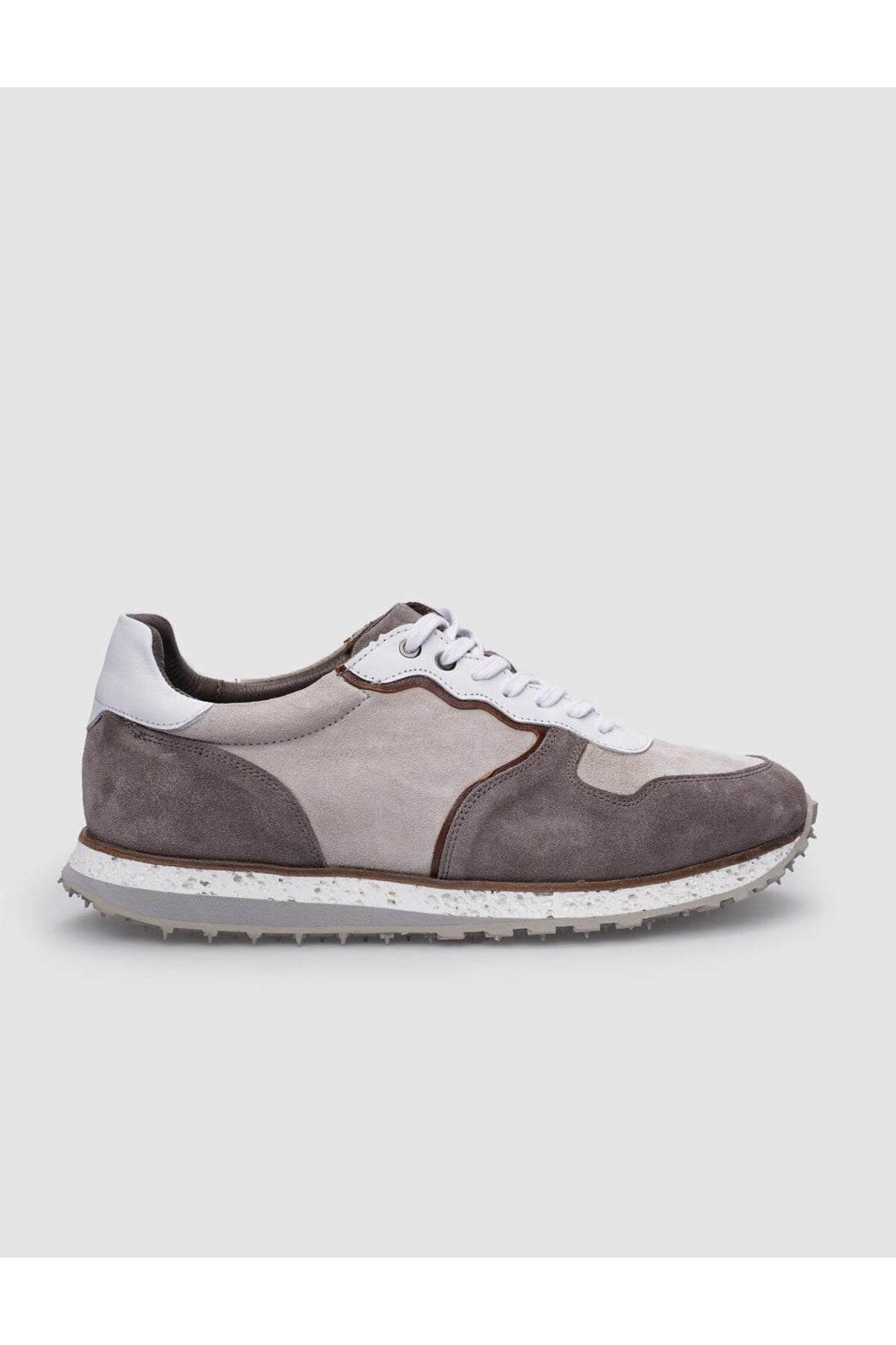 Cabani Shoes %100 Cuir véritable Chaussures de sport pour hommes en vison à lacets - Vison